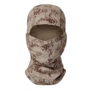 Balaclava - Face Mask Black - Digital Brown