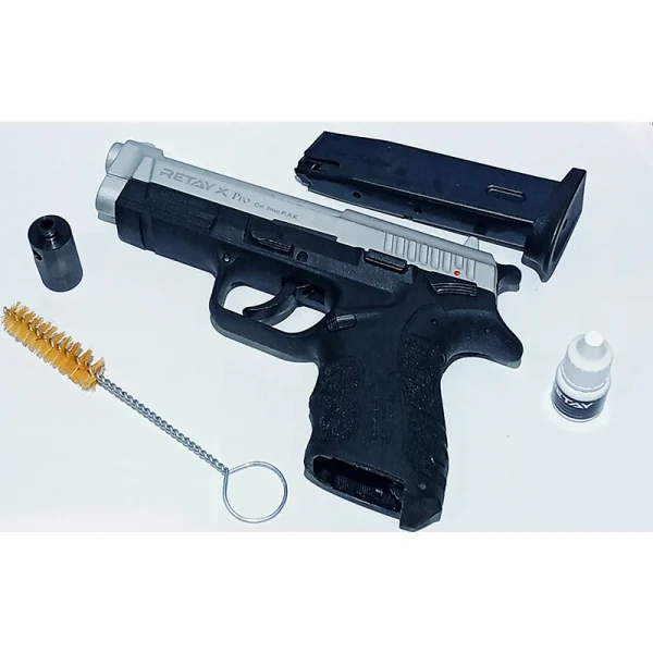 Retay XPRO Chrome Self Defense Blank Gun - Image 3