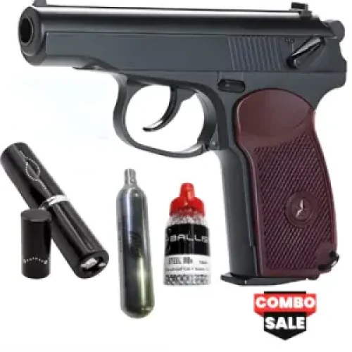 KWC Makarov 4.5mm Gas Gun Combo