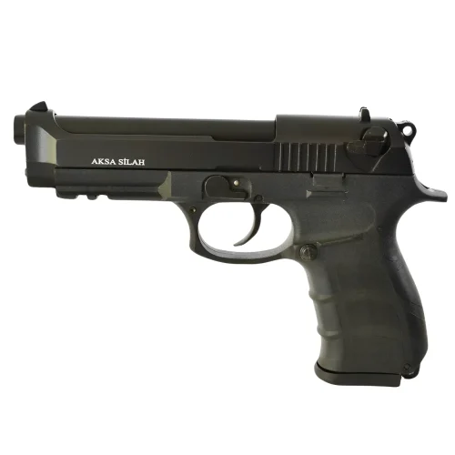 AKSA k11 Black Blank Gun Pepper 9mm Pistol