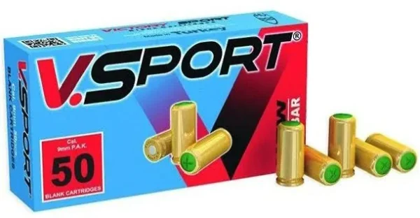 V Sport Blank Rounds (Box of 50)