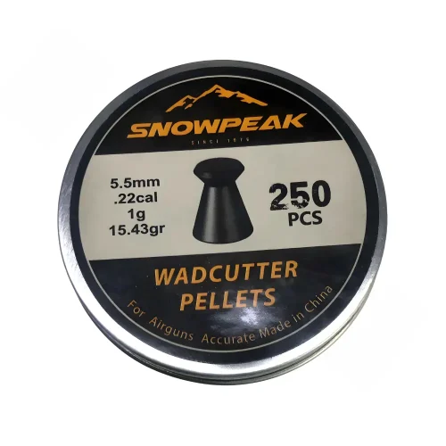 Snowpeak Wadcutter 5.5mm Pellets – High Precision for Target Shooting